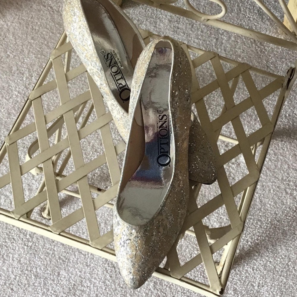 Glitter heels sz 7